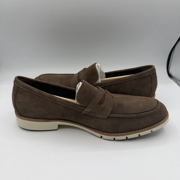 Cole Haan Flexgrand+ Penny Loafers Mens 12 M Truffle Brown Suede Slip On Shoes main image 5